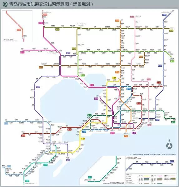 胶州地铁规划图最新版：胶州地铁最新规划图揭晓