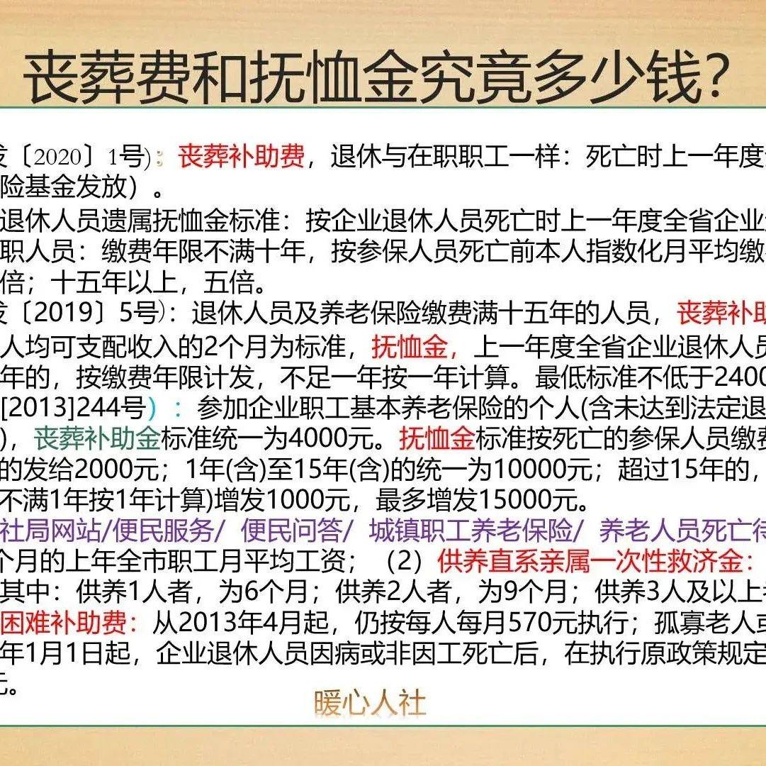 最新颁布的退休干部丧葬及抚恤待遇政策解读